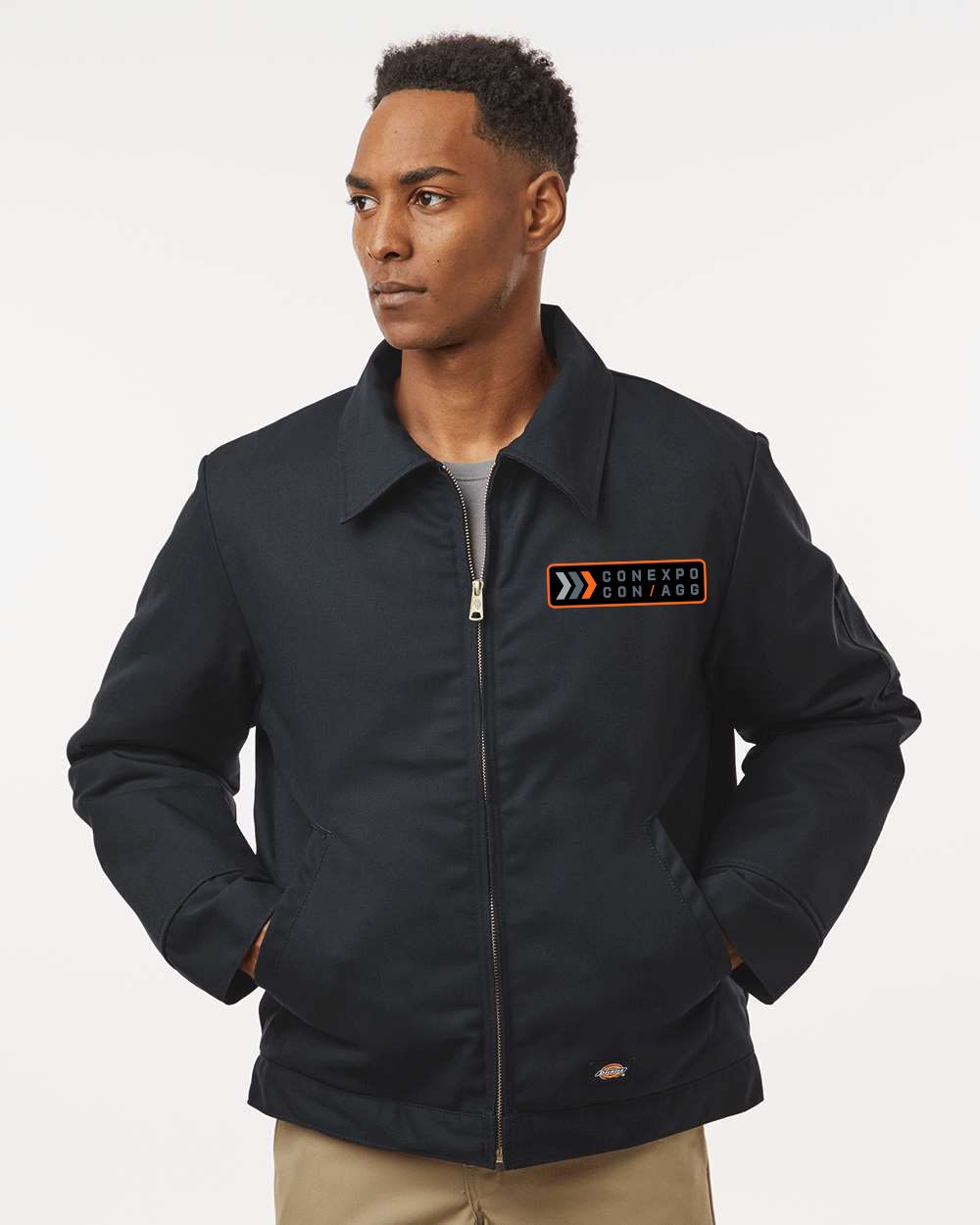 Dickies Jacket with Patches - Black