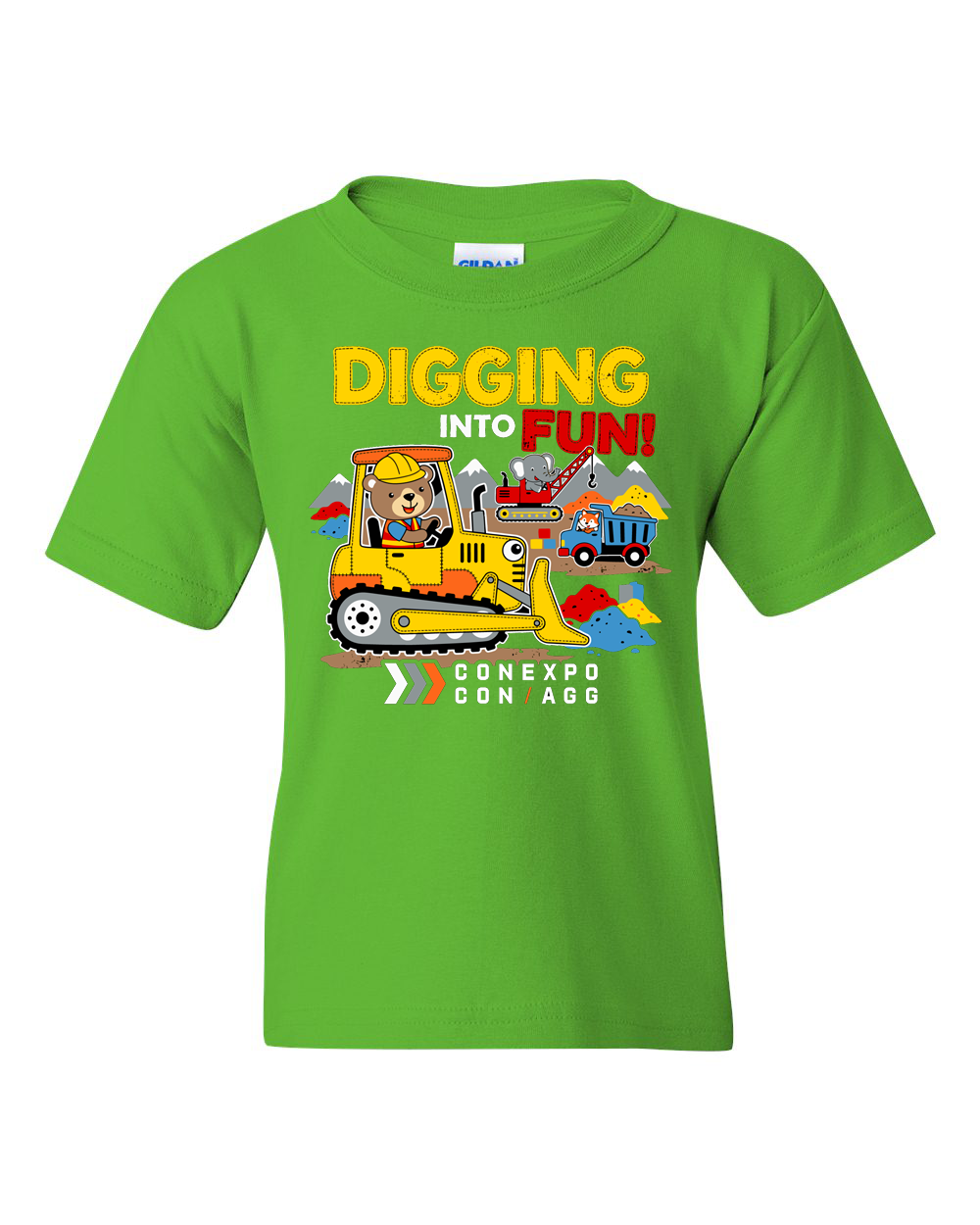 Youth Digging Tee - Green