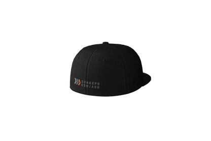 Flat Bill Hat - Black